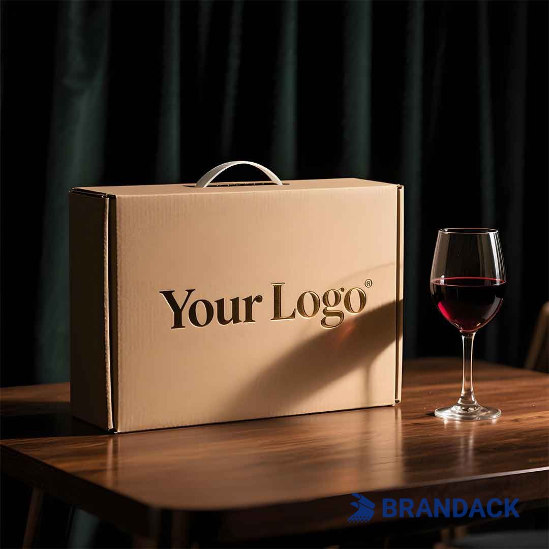 cardboard wine carrier