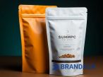 Custom Coffee Packaging Pouches Tailored to Brands, Compostable Kraft Coffee Pouch Packets