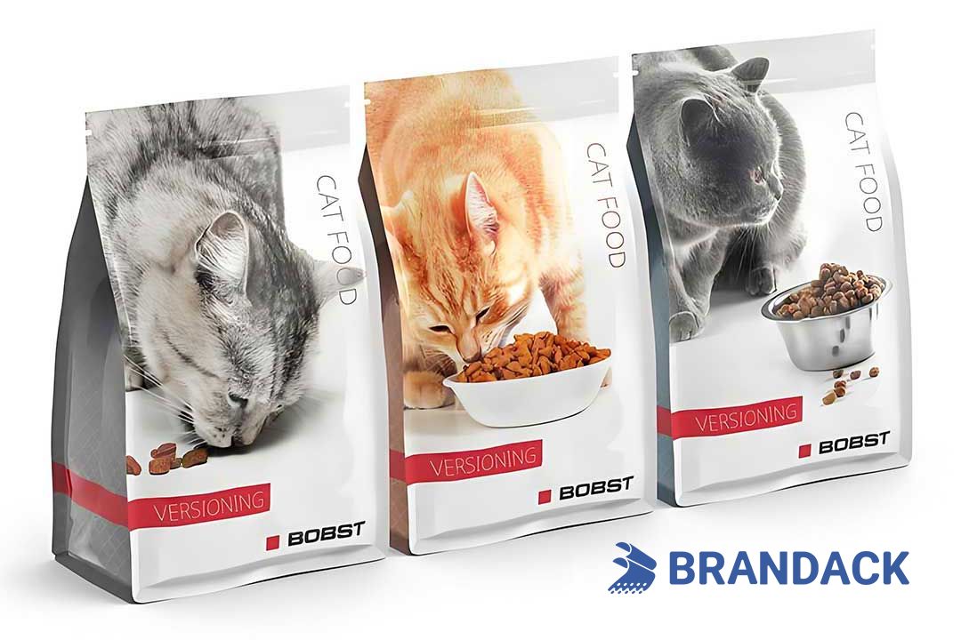 Pet Cat Food Packaging Pouches Kitten Snack Packet Solutions