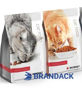 Pet Cat Food Packaging Pouches - Kitten Snack Packet Solutions