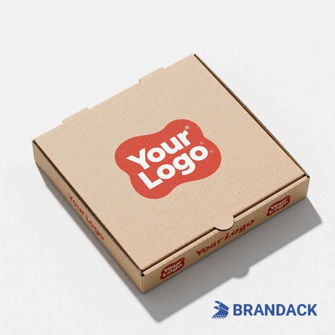 Custom Printed Pizza Boxes Wholesale | Black Plain Pizza Box Packaging