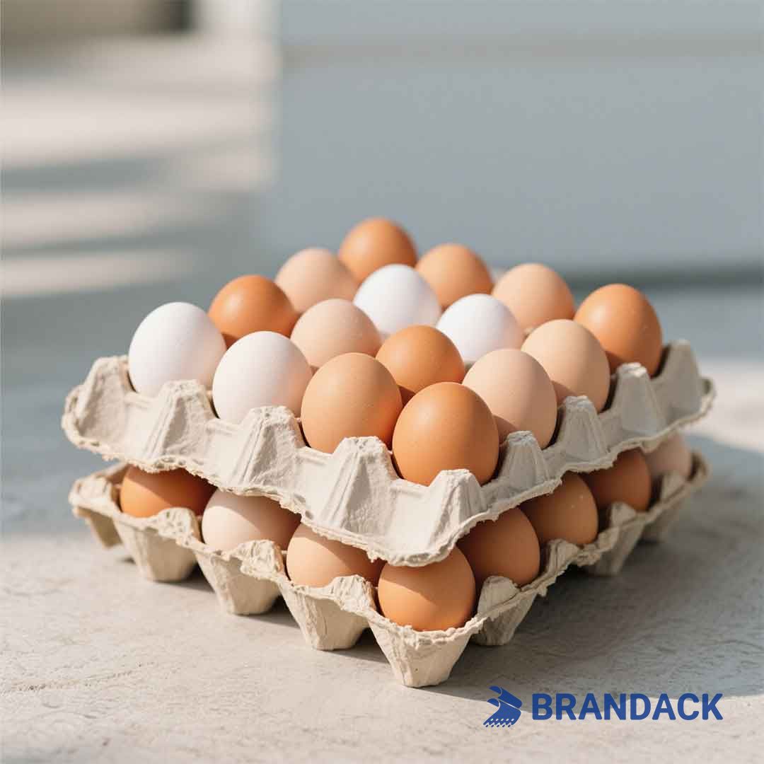 Half Dozen Cardboard Paper Egg Cartons 6 Pack Empty for Packaging