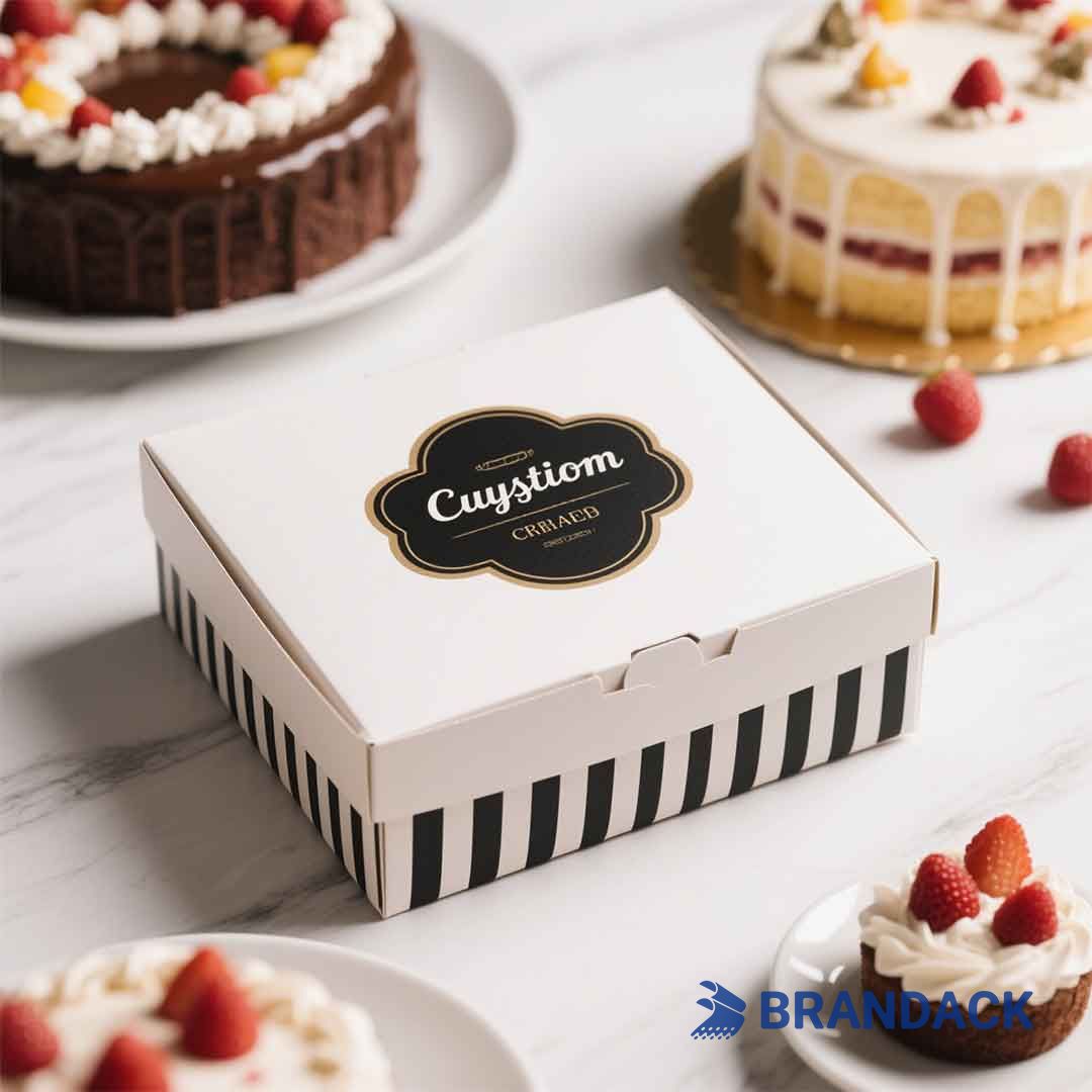 custom cake boxes with logo