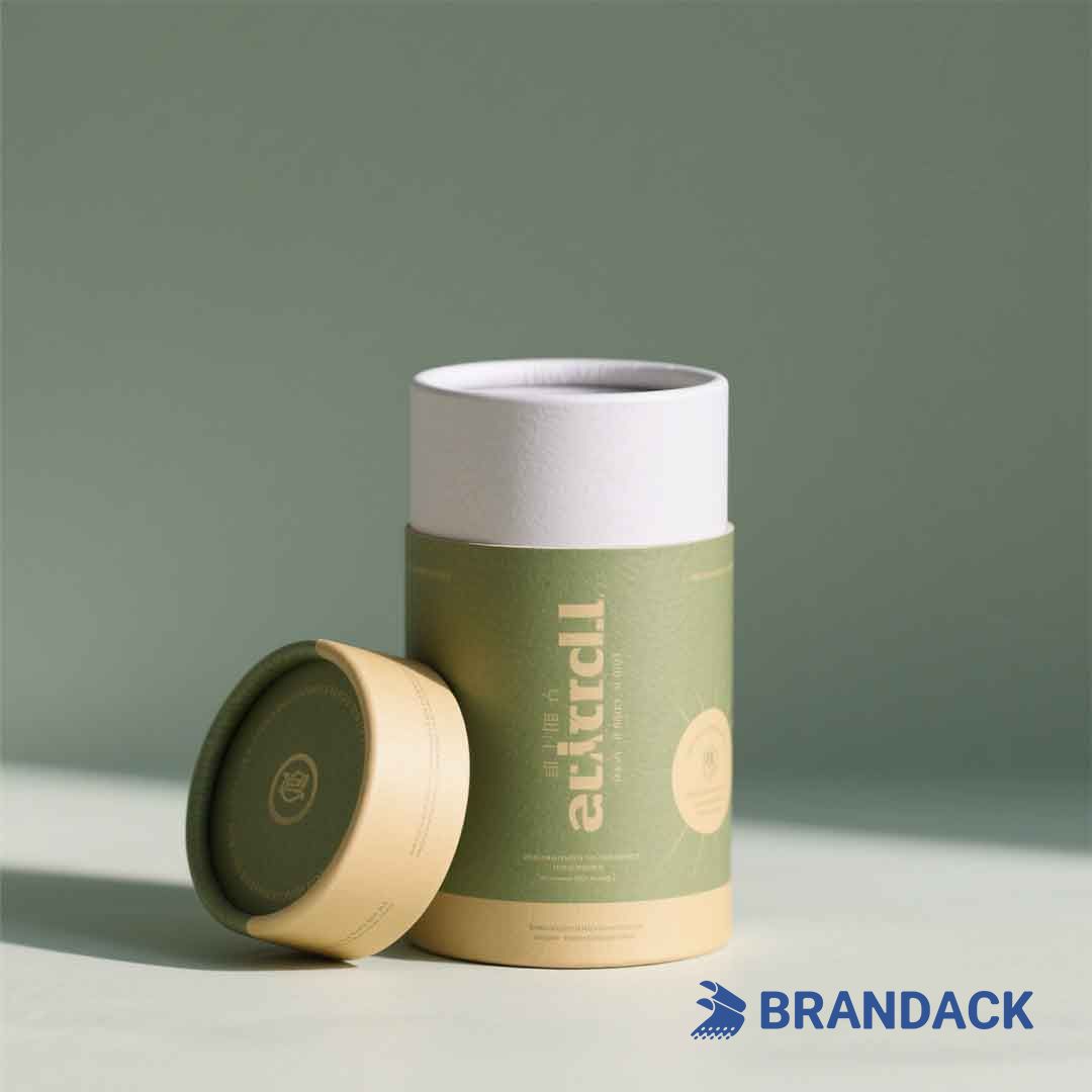Custom Paper Tube Packaging Boxes | Cardboard Candle Tube Packaging