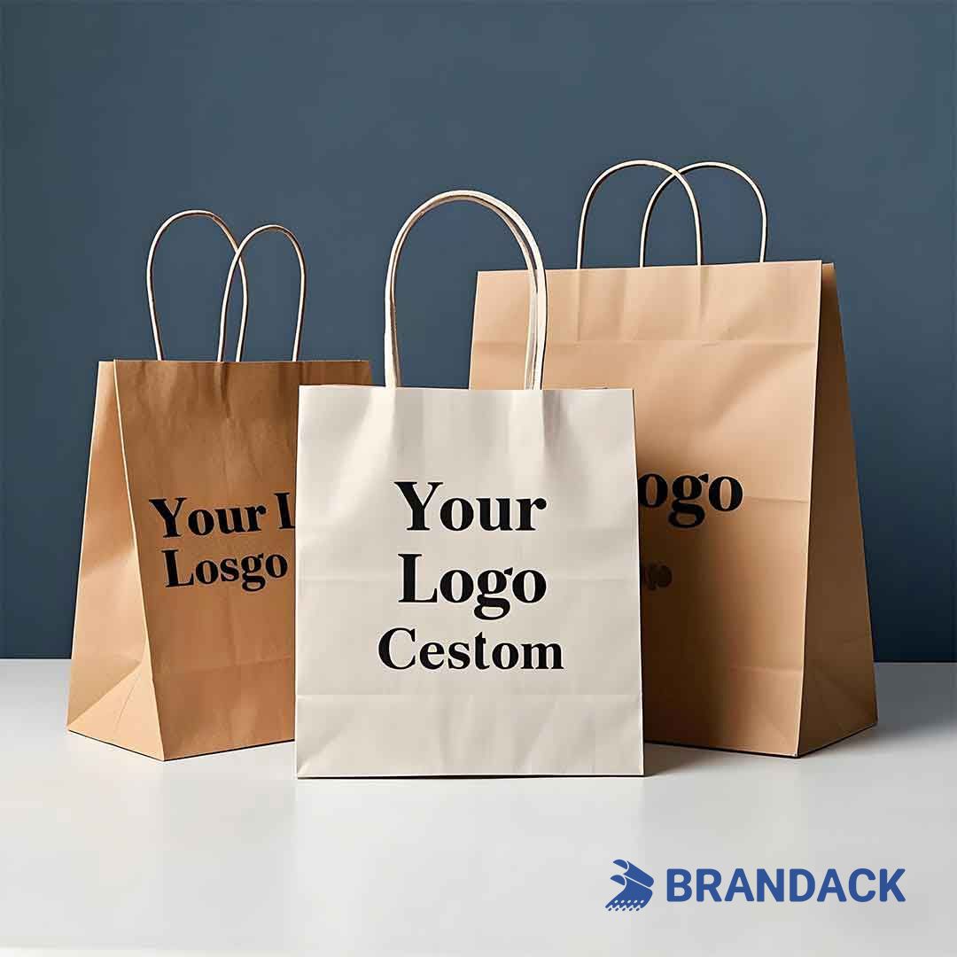 brown paper bags with handles