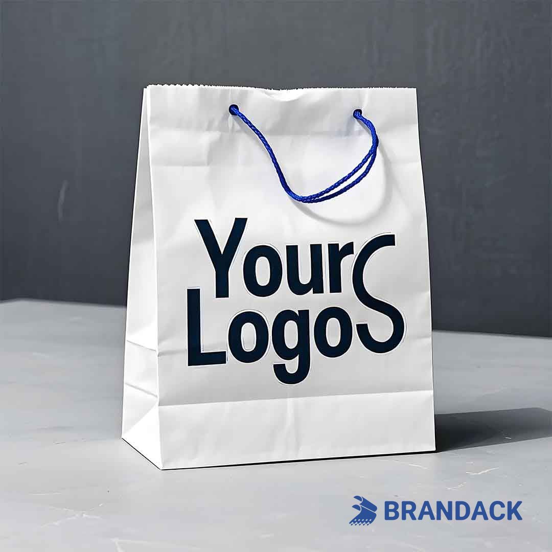white paper bags