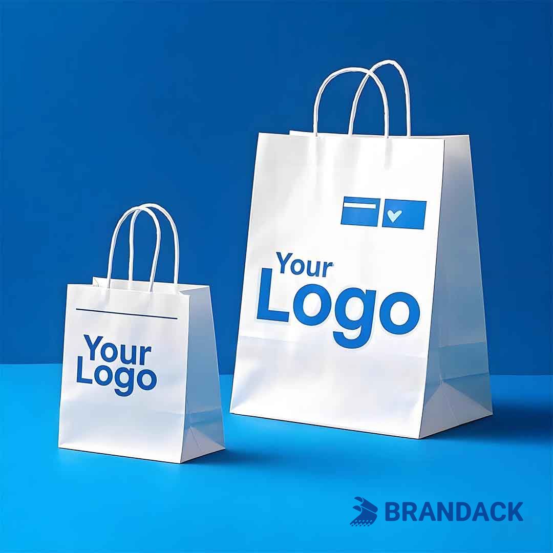 white paper bags