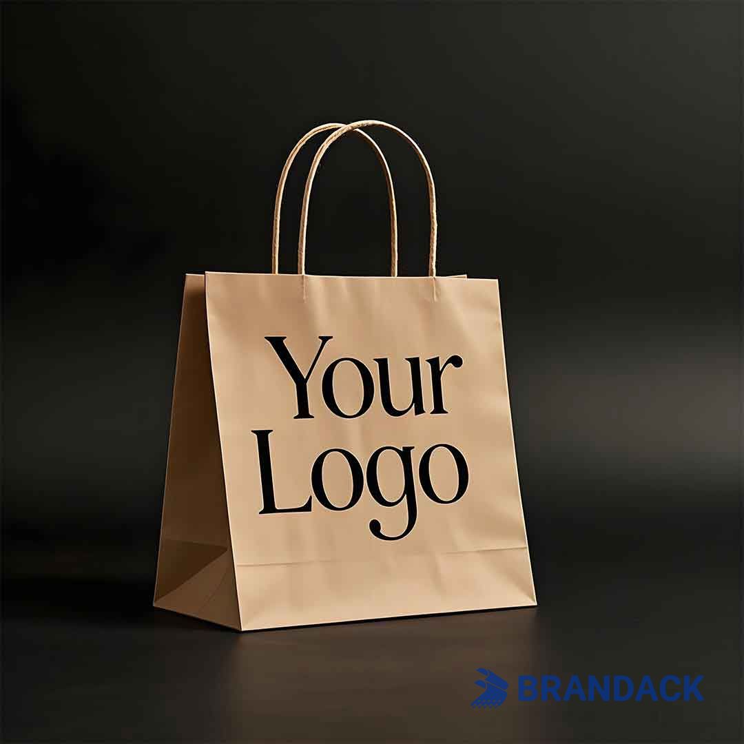 Custom Brown Kraft Paper Gift Bags and Packaging for Your Brand