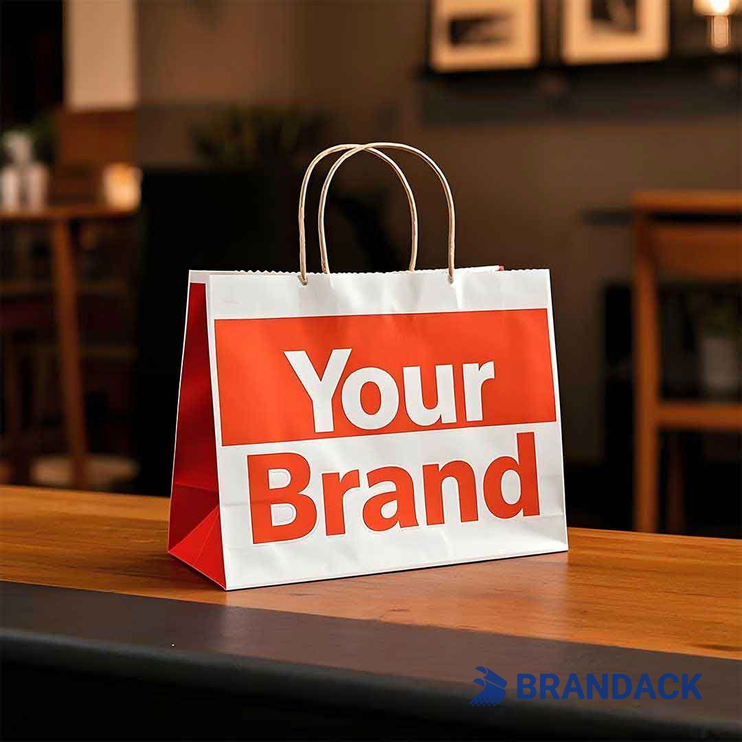branded paper bags
