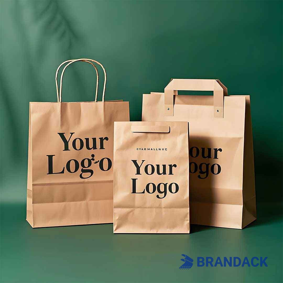 custom paper bags with logo wholesale