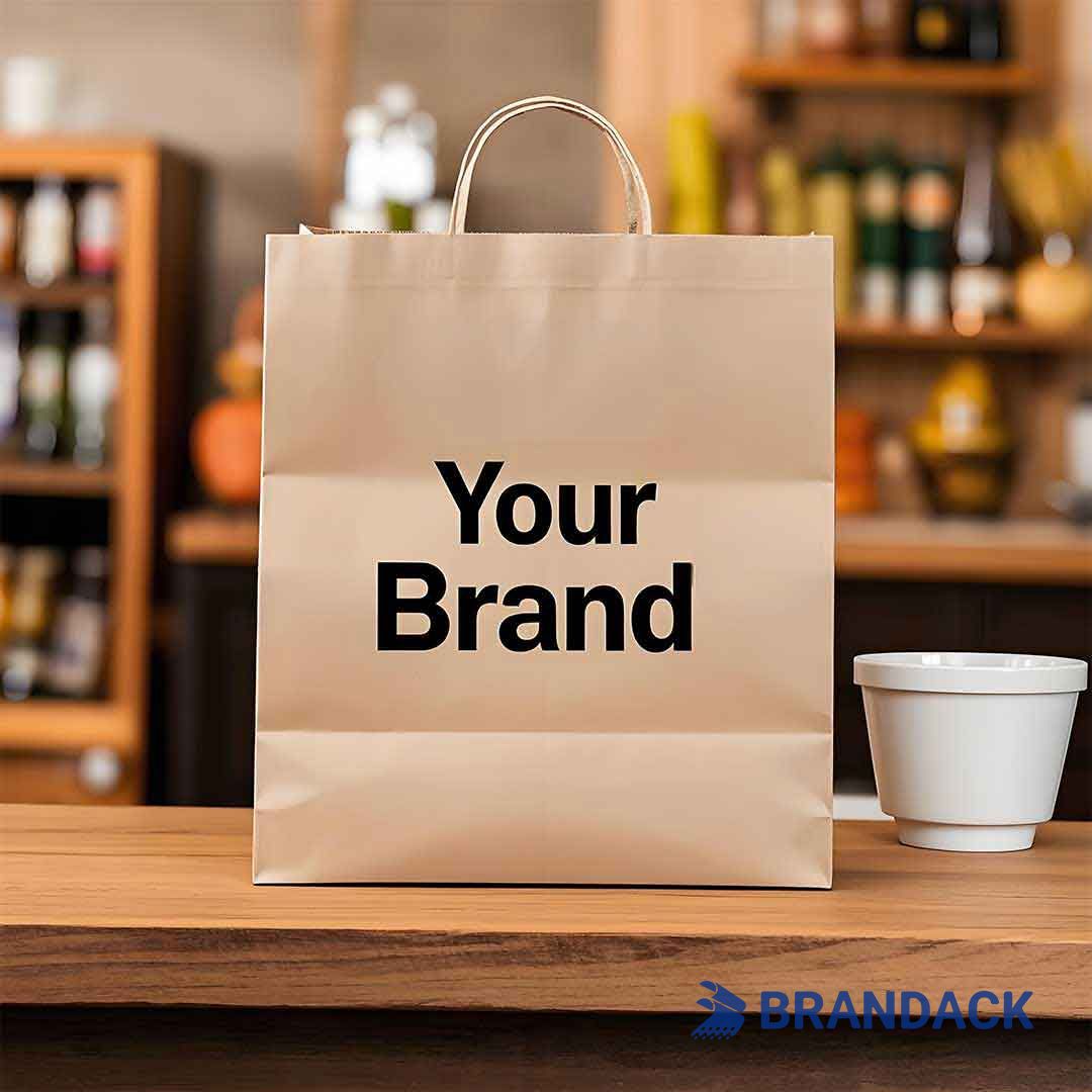 custom paper bags with logo wholesale