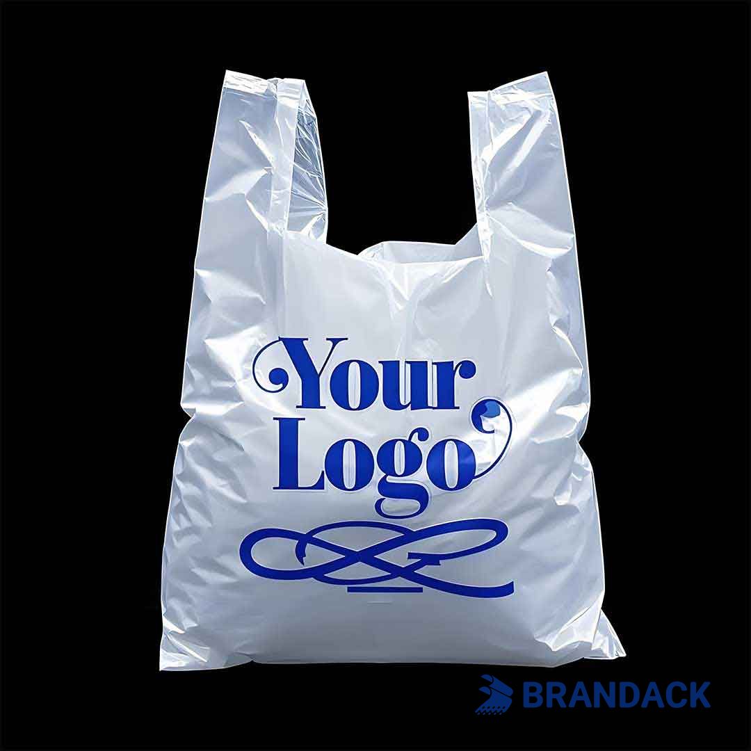 Custom Plastic Bag for Your Brand Personalised Shopper