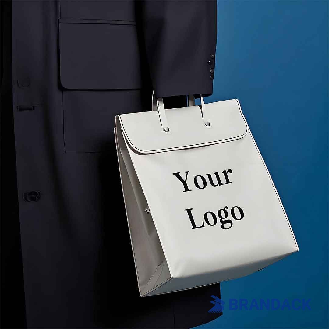 Personalized Plastic Garment Bags Printed with Logo for Clothes