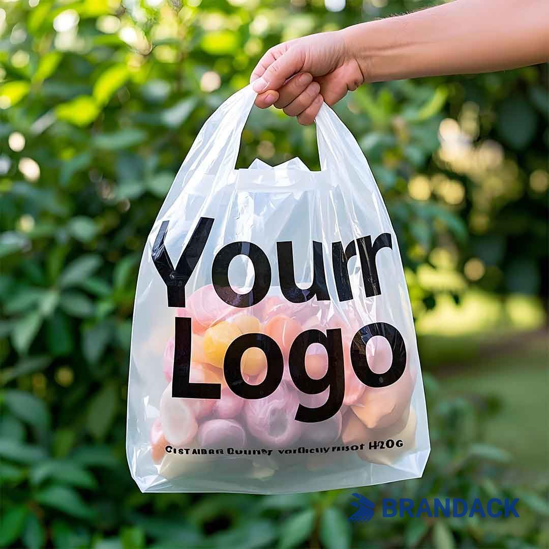 custom plastic grocery bags with logo