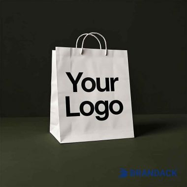 Custom Paper Shopping Bags Wholesale with Packaging Design Service
