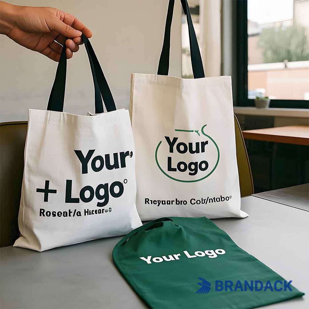 Custom Reusable Bags Printed with Logo in Bulk & Top Packaging Design