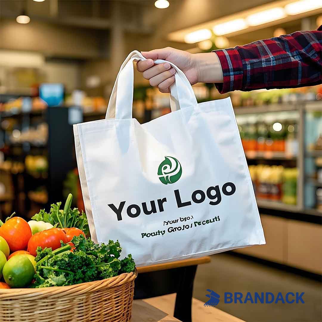 custom reusable grocery bags