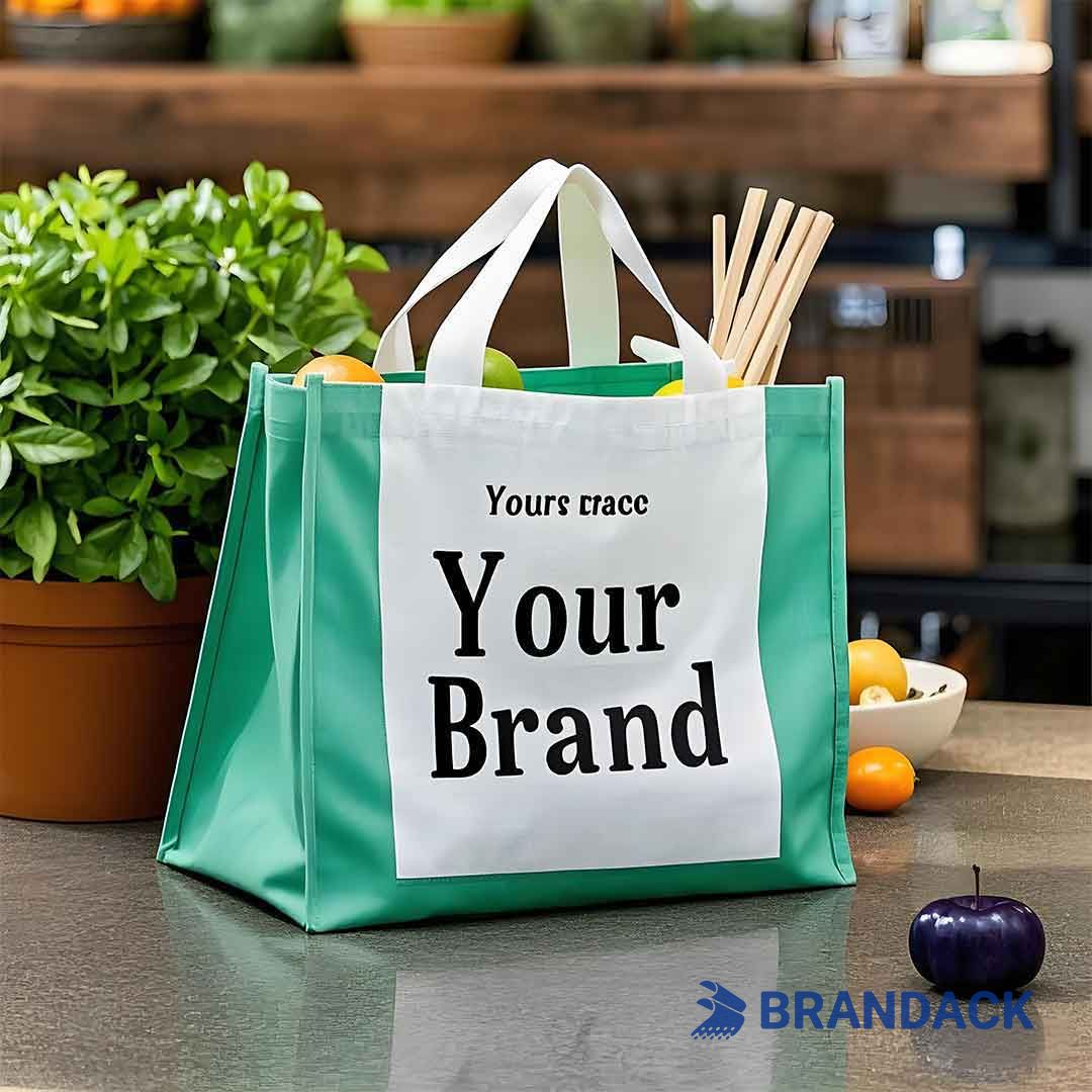 Custom Printed Reusable Grocery Bags Personalized to Boost Your Brand