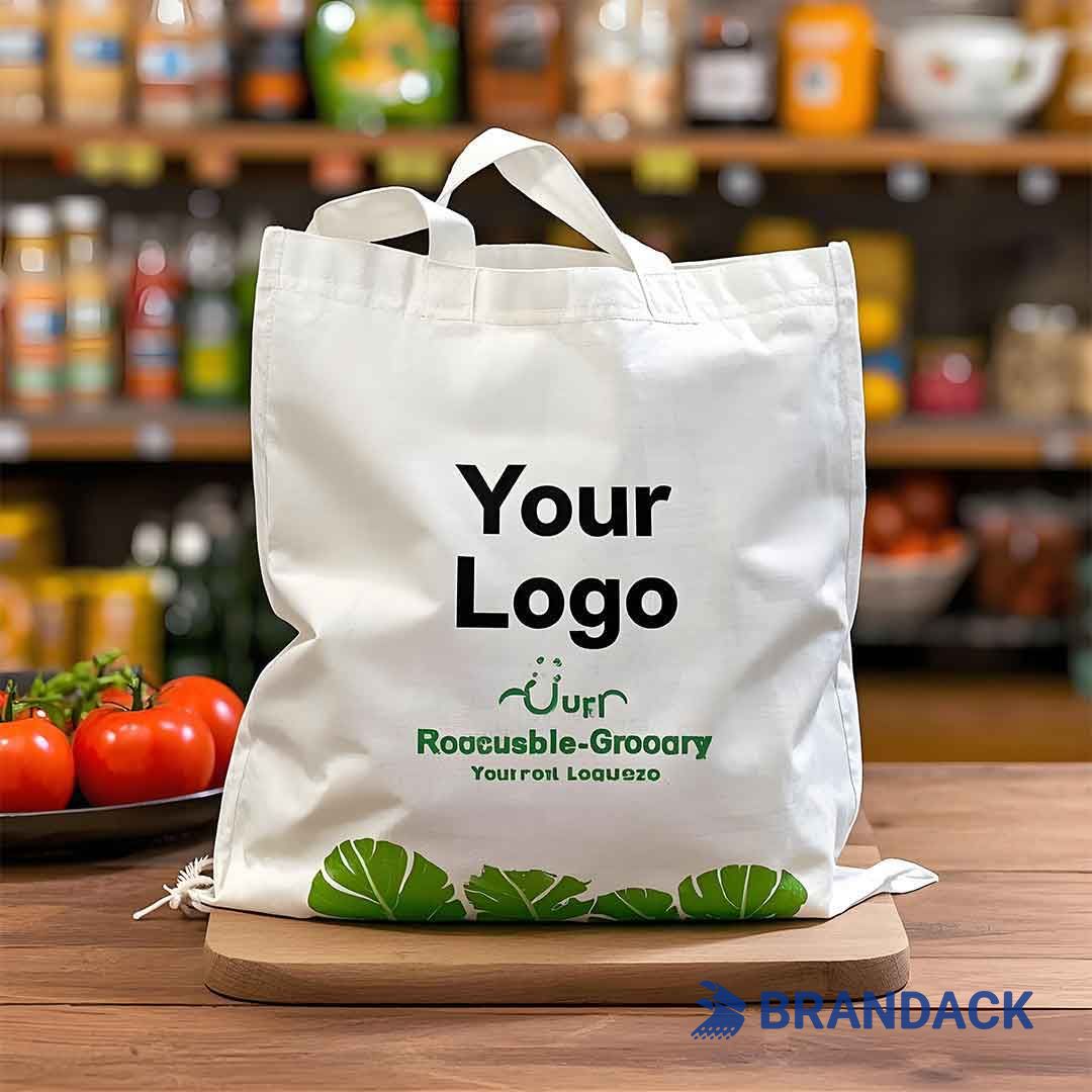 reusable grocery bags with logo
