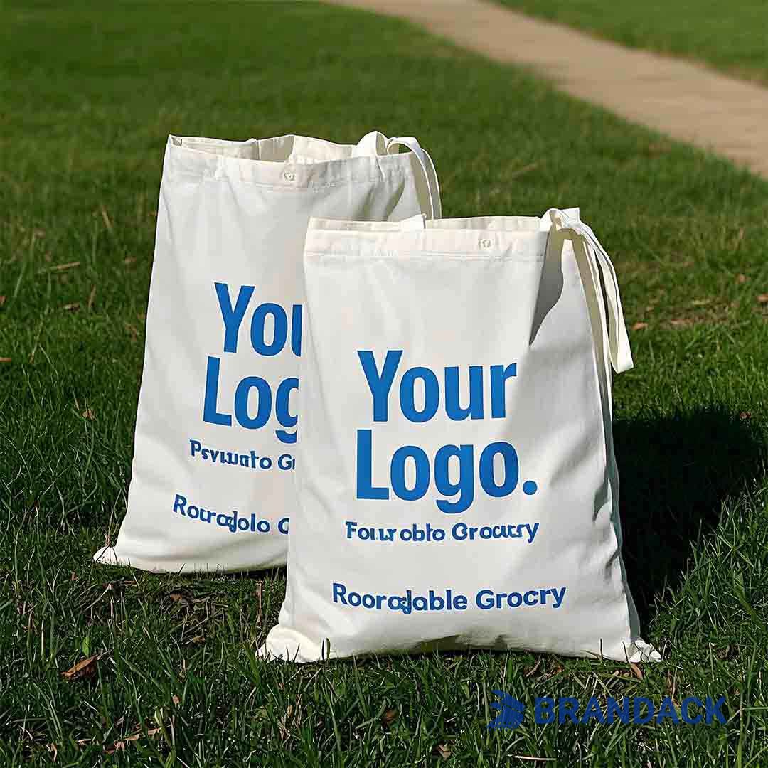 custom reusable grocery bags