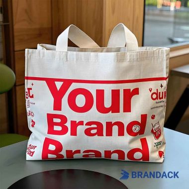 Custom Printed Grocery Bags with Logo Wholesale for Brand Identity
