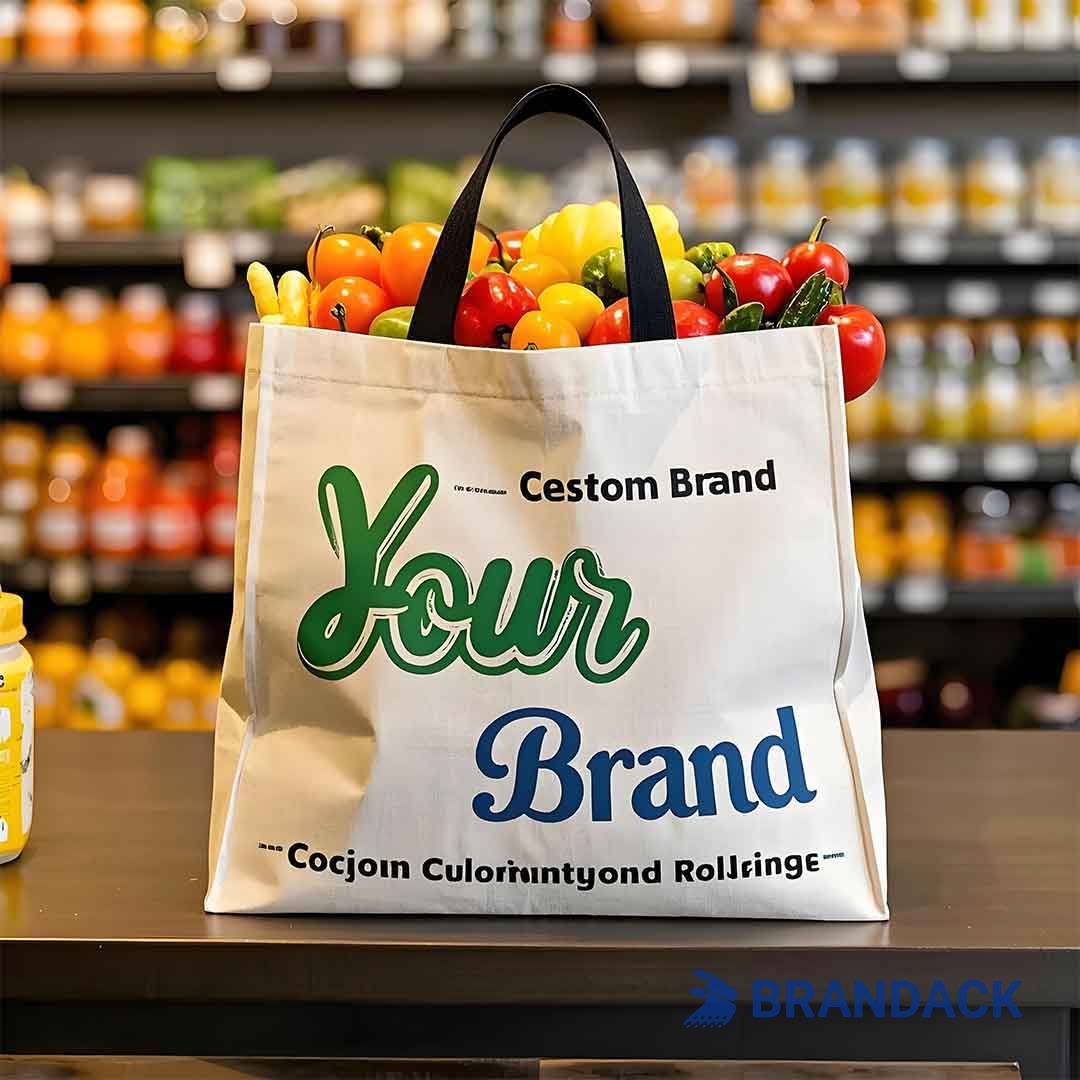 custom grocery tote bags
