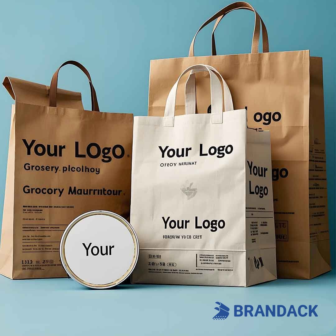 Custom Grocery Bags Manufacturer with Brand Packaging Design