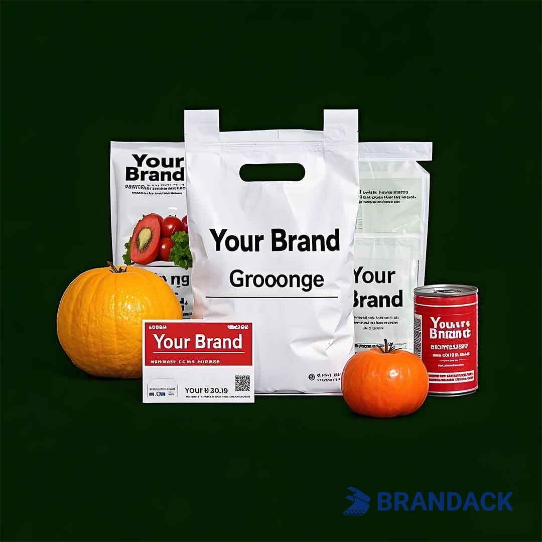 printed plastic grocery bags