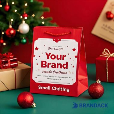Personalized Small Christmas Gift Bags in Bulk Wholesale