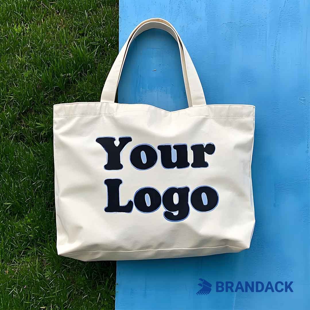 painted tote bag