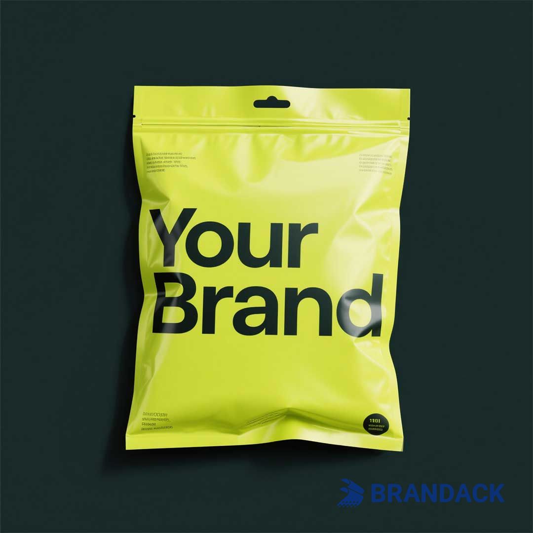 branded pouch