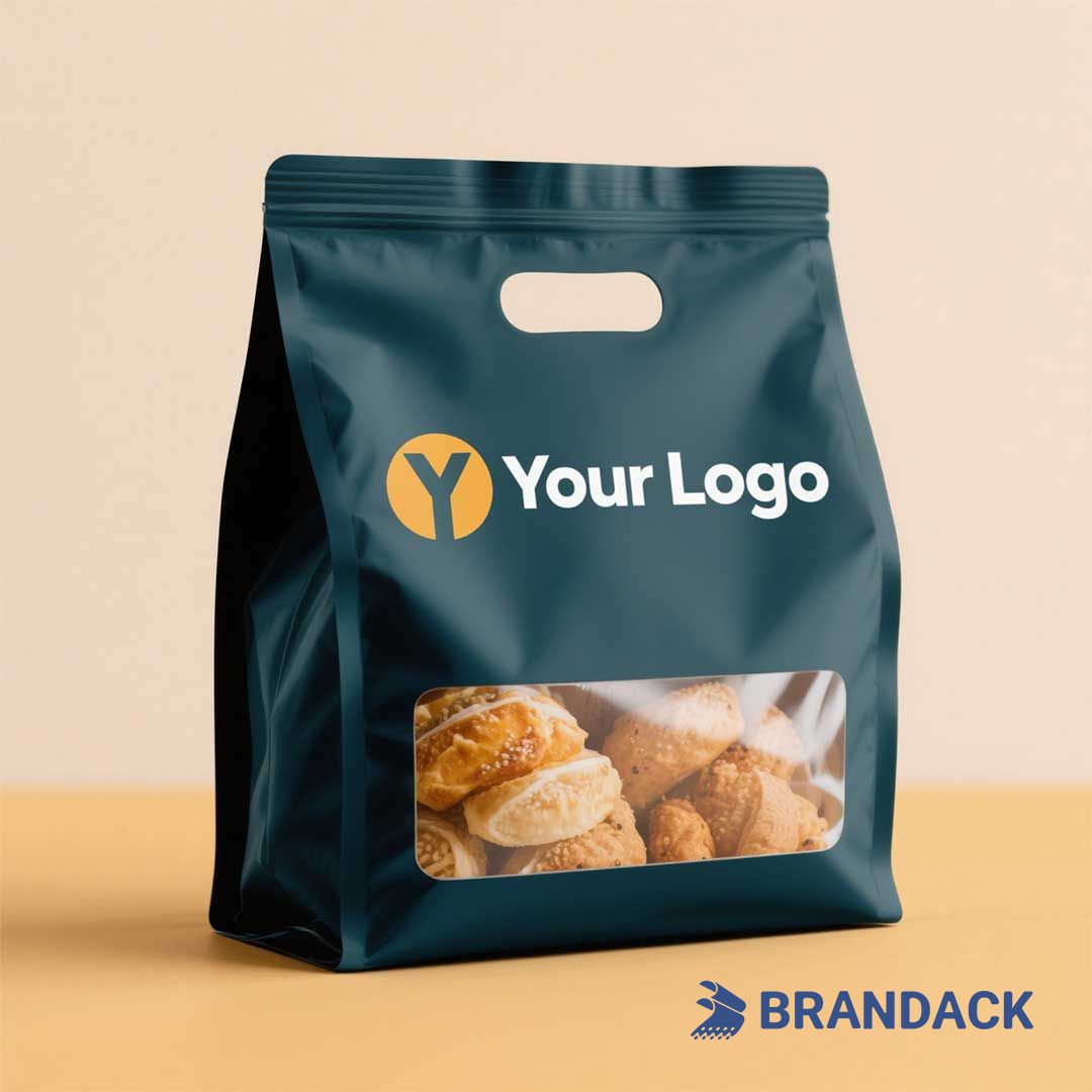 stand up bags with window