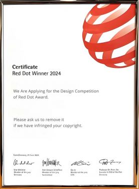 Red Dot Award - Certificate Winner Applying 2024