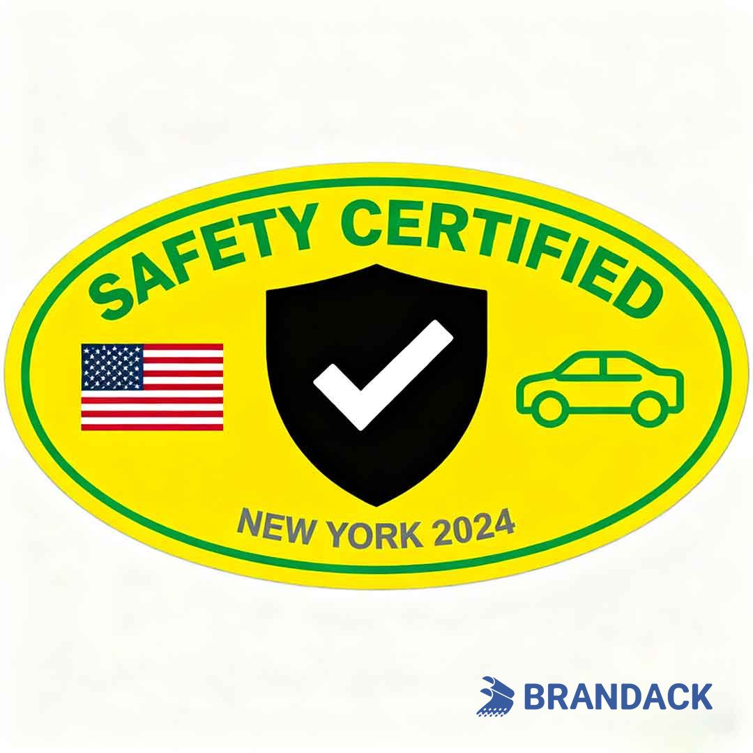 annual auto inspection sticker