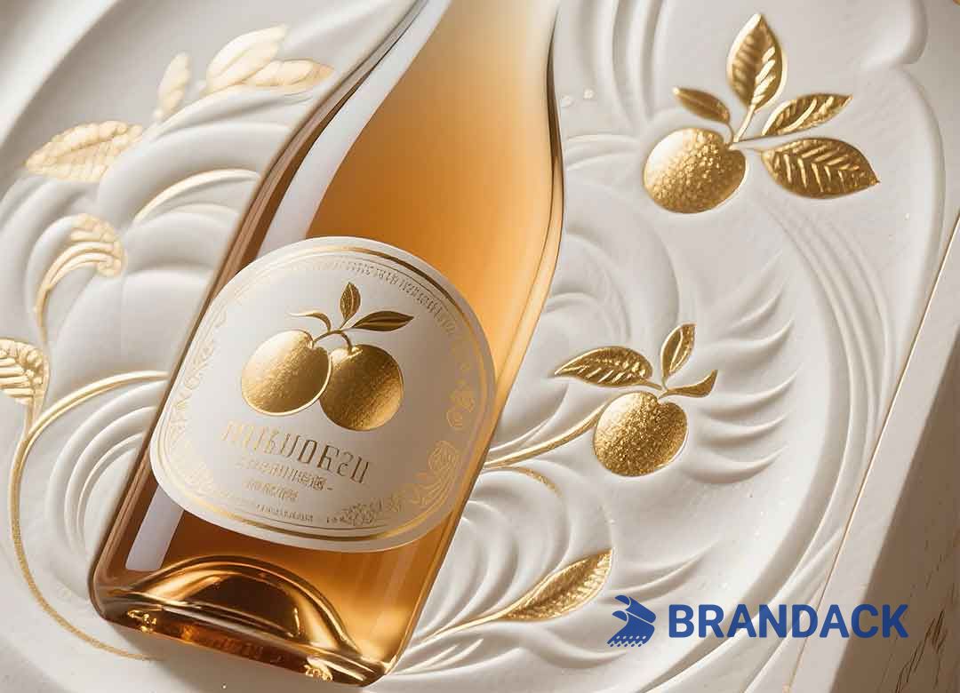 custom gold stickers with logo