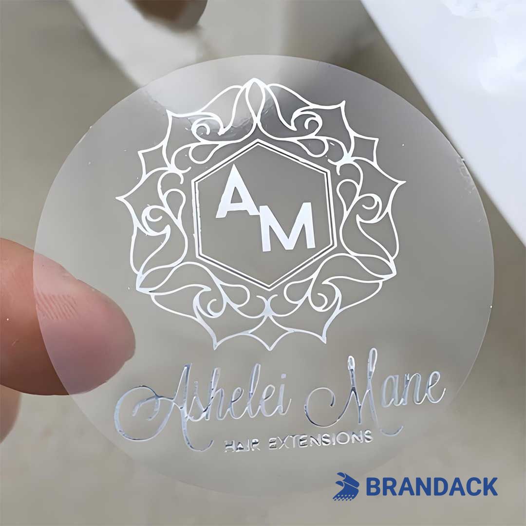 custom transparent stickers with logo