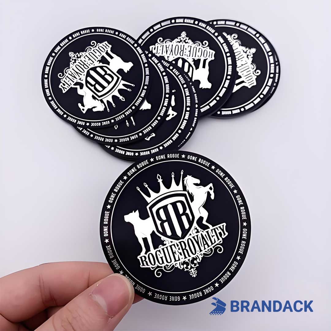 custom logo vinyl stickers