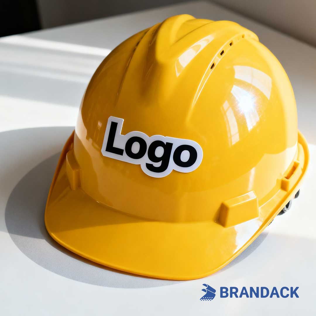 Custom Hard Hat Stickers and Decals with Design Service