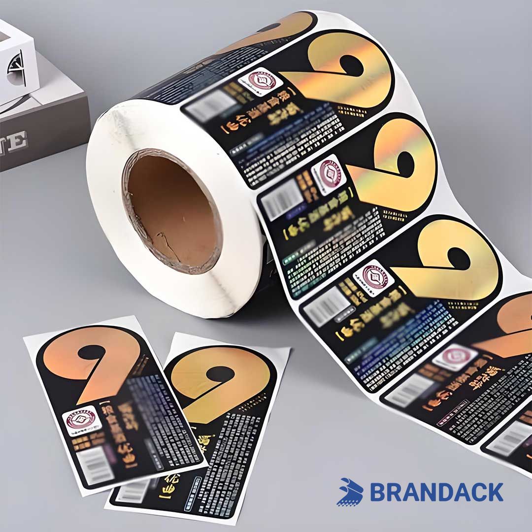 Custom Business Stickers Printing Company with Design Service