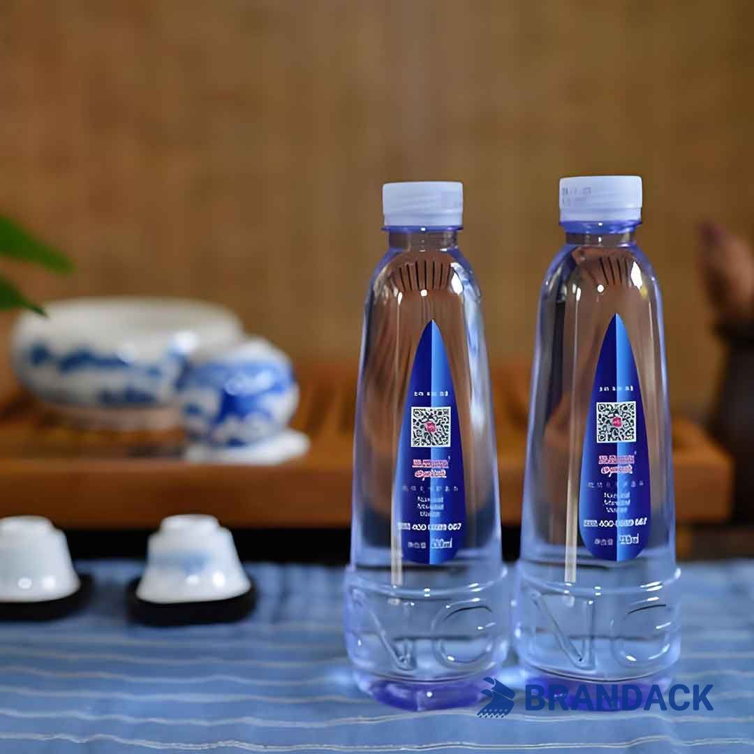 bottle logo sticker