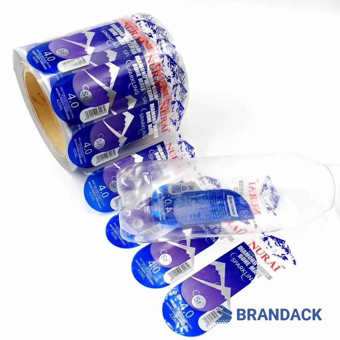transparent bottle stickers