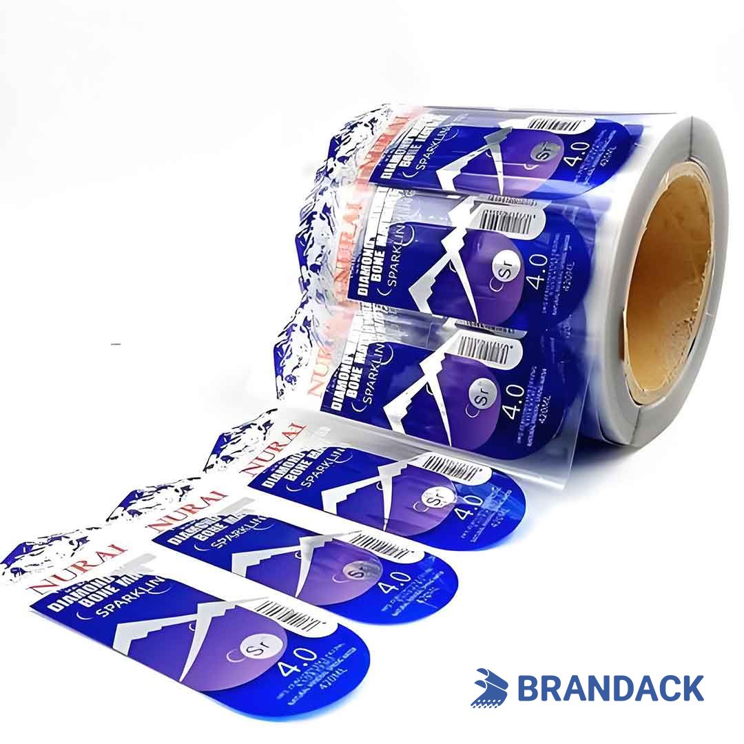transparent bottle stickers