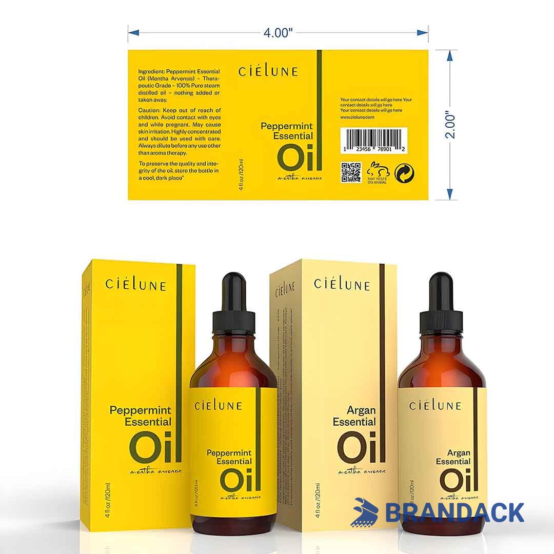 attar bottle stickers
