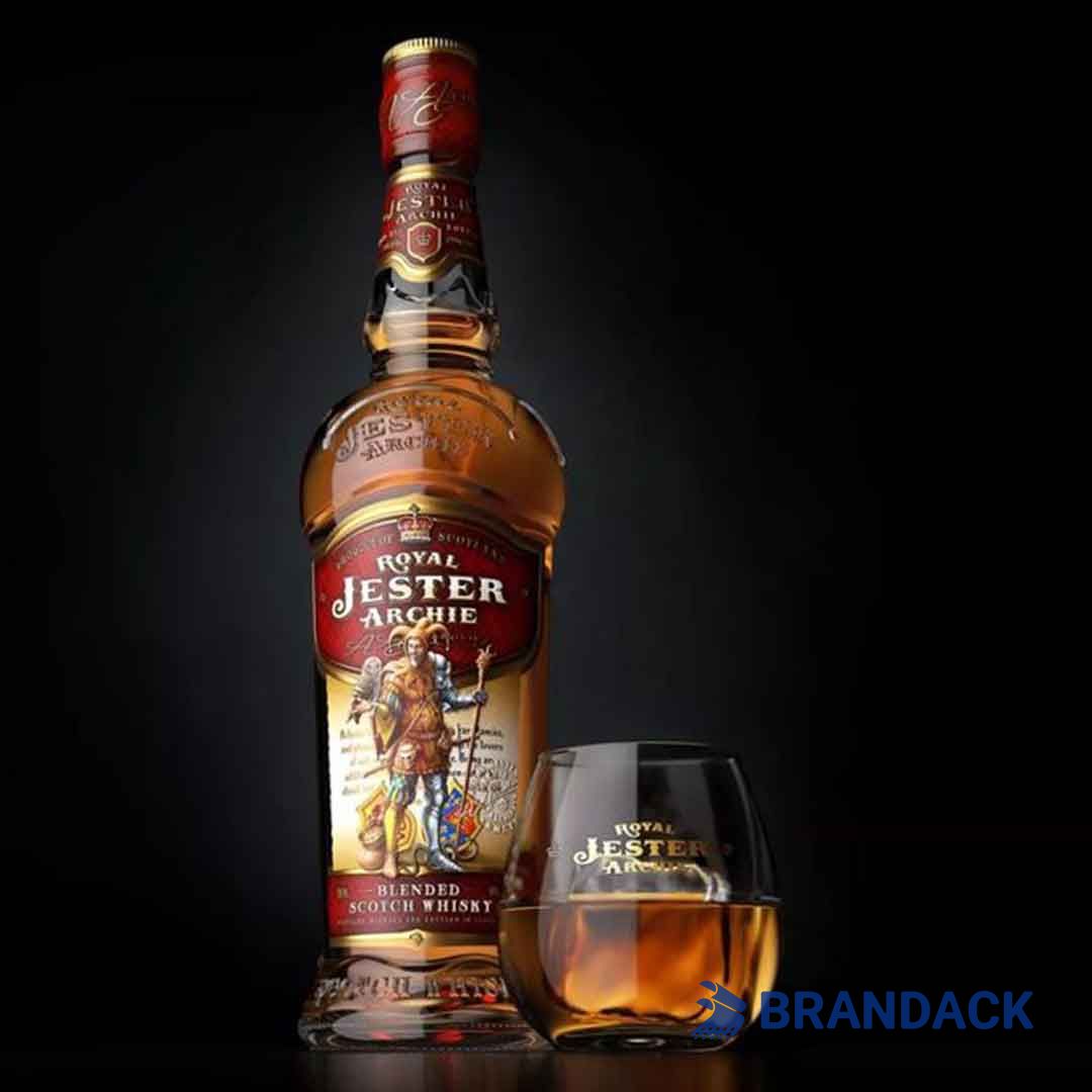 whiskey bottle sticker