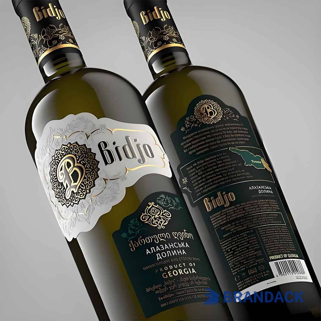 whiskey bottle sticker