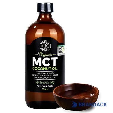 Coconut Oil Bottle Sticker Design and Printing to Boost Sales