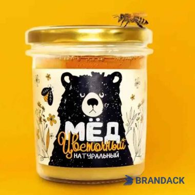 Honey Bottle Stickers Design and Printing Help to Stand Out on Shelves