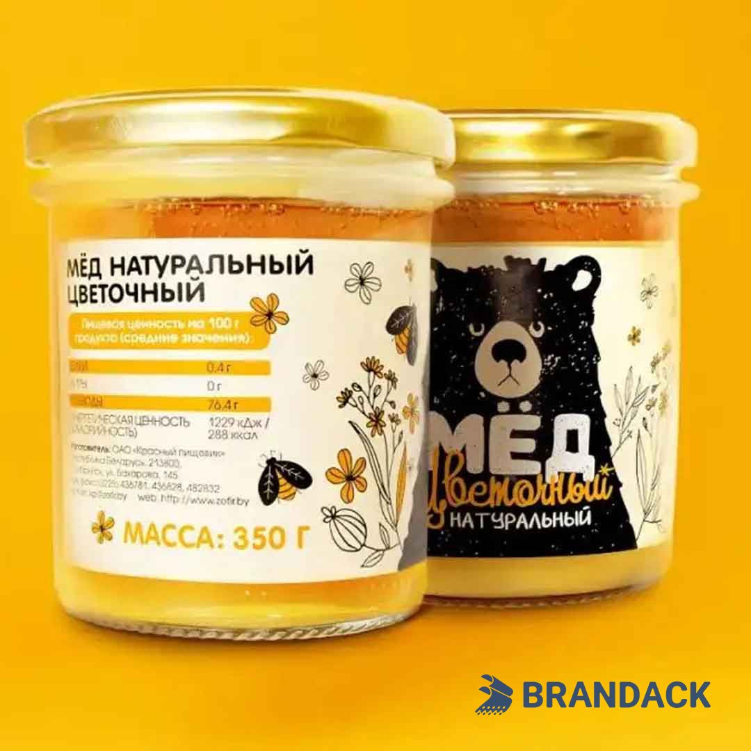 honey bottle stickers