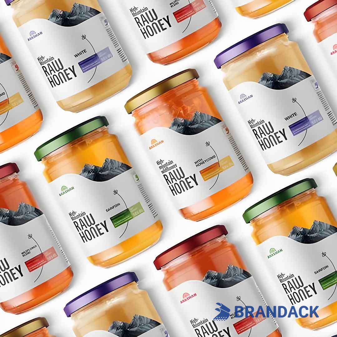 honey bottle stickers