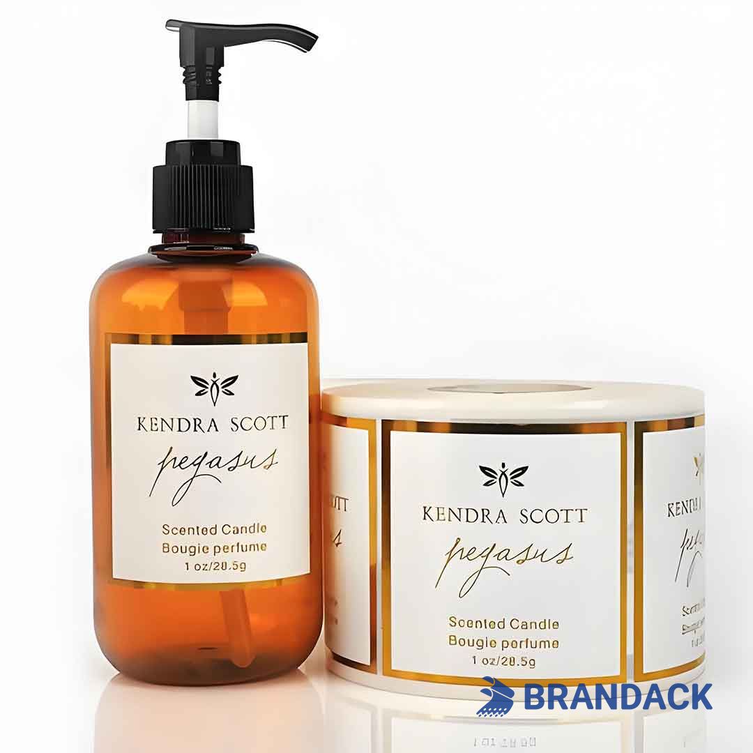 shampoo bottle sticker design